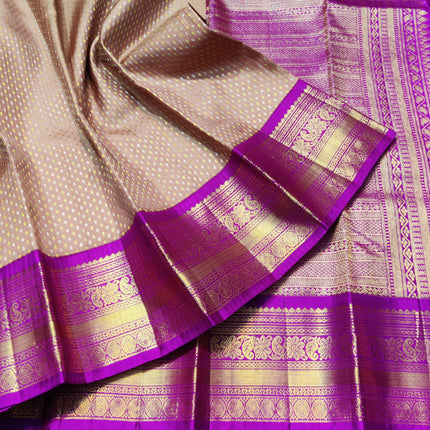 Kanchi pure kuttu border Saree - KMP1296