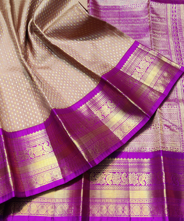 Kanchi pure kuttu border Saree - KMP1296