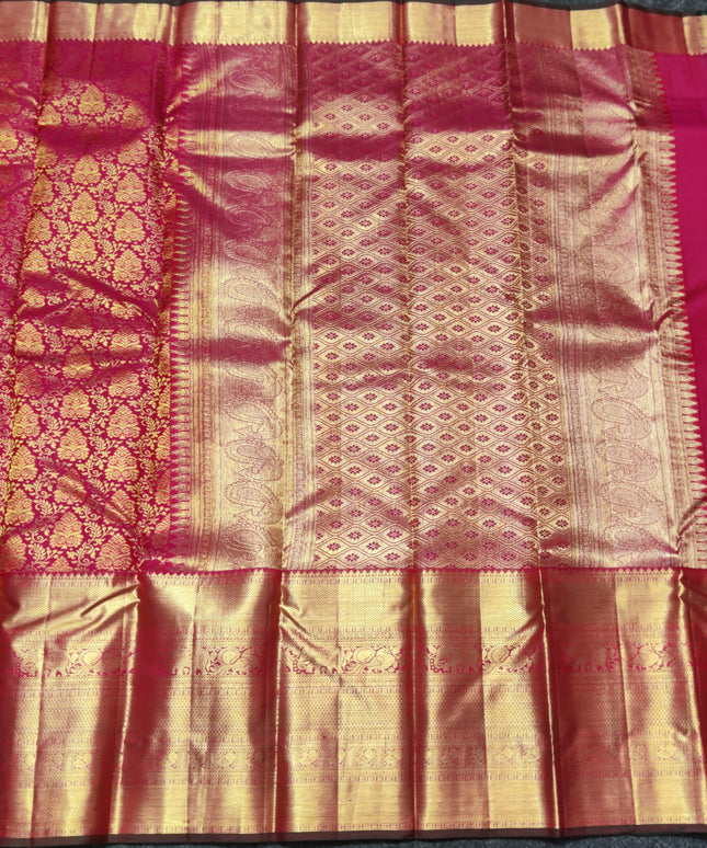 Kanchi pure Bridal wear saree @30% Off - KMP53