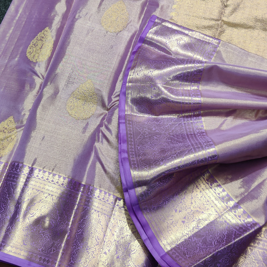 Kanchi Pure Handloom Tissue Silk Saree - KMP243