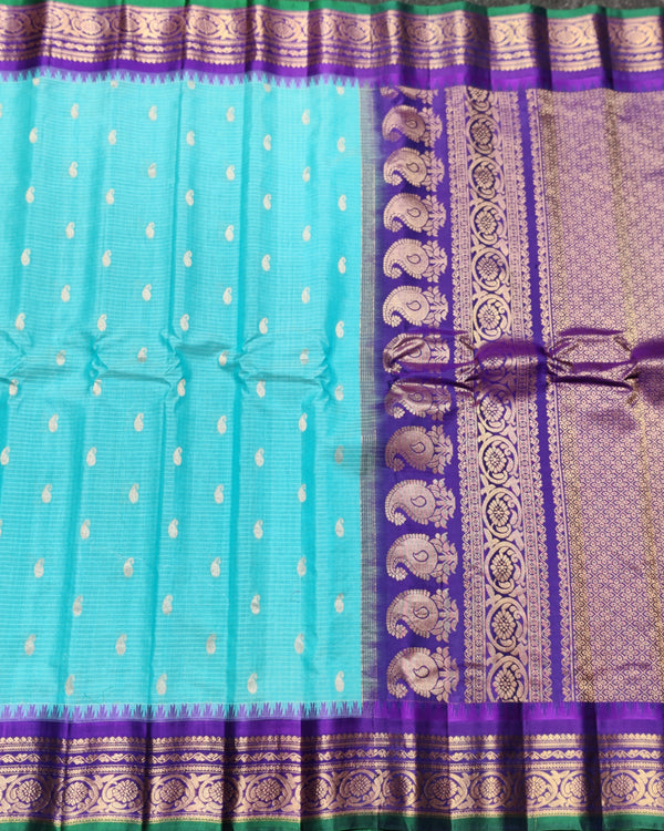 Gadwal Handloom Sico Silk Saree - GS168 alternate view