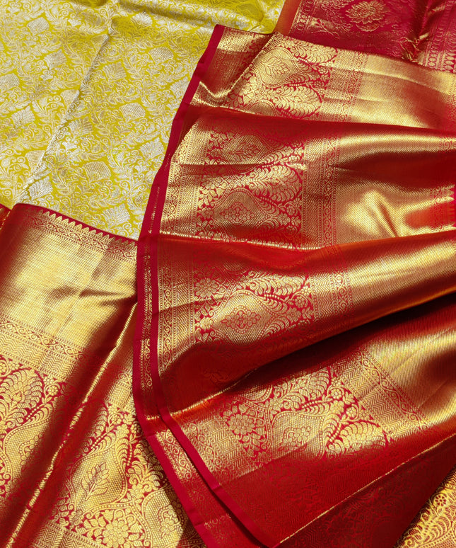 Kanchi pure bridal wear saree - KMP1330