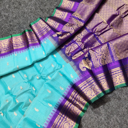 Gadwal Handloom Sico Silk Saree - GS168