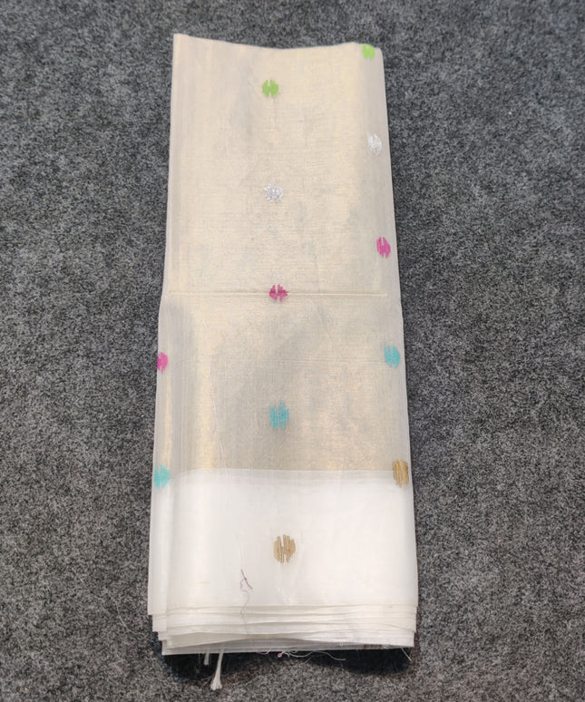 Jamdani handloom pure silk - JM07