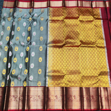 Meenakari kanchi Butta Saree - KMP3065