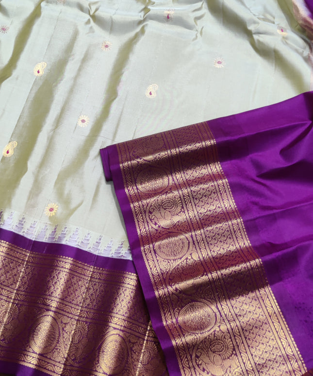 Gadwal Handloom Pure silk saree - GPS163
