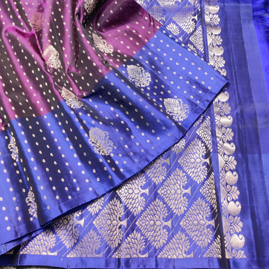 Lightweight Pattu Scurt Border Saree - LWP2097