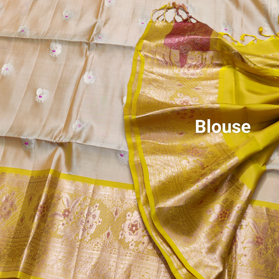 Meenakari kanchi lightweight pattu Saree - KMP148