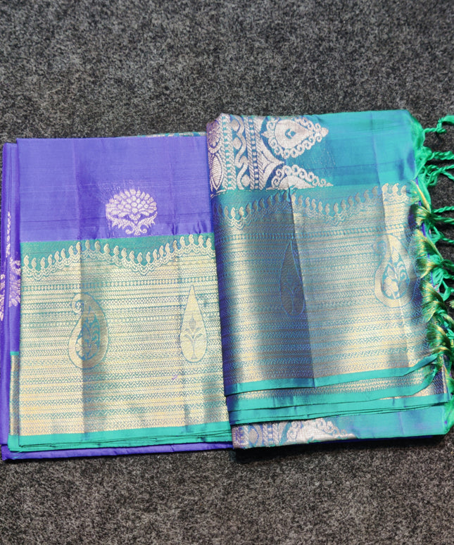 Meenakari kanchi lightweight pattu Saree - KMP2006