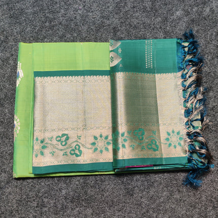 Meenakari kanchi lightweight pattu Saree - KMP3058