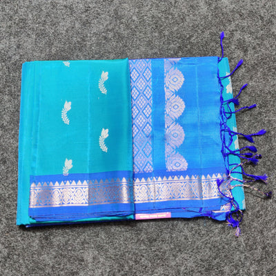 Vintage Lightweight small border pattu - LWP426