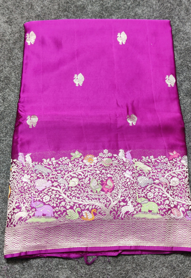 Mashru satin Silk Saree- MS27