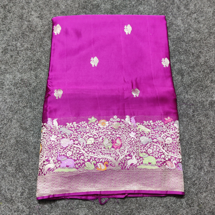 Mashru satin Silk Saree- MS27