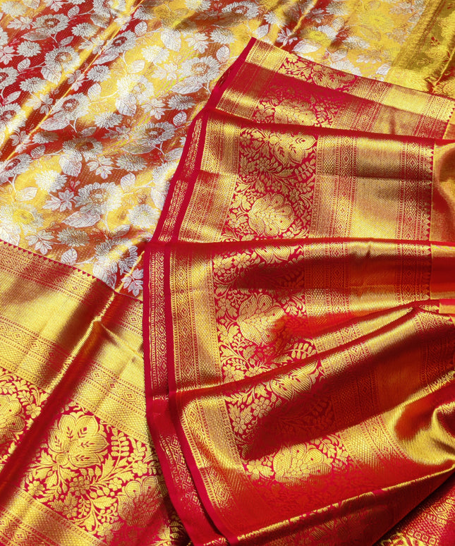Kanchi Pattu Wedding Sarees @30% Off -KMP964