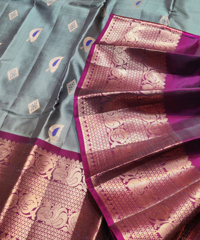 Kanchi pure silk Saree - KMP1251