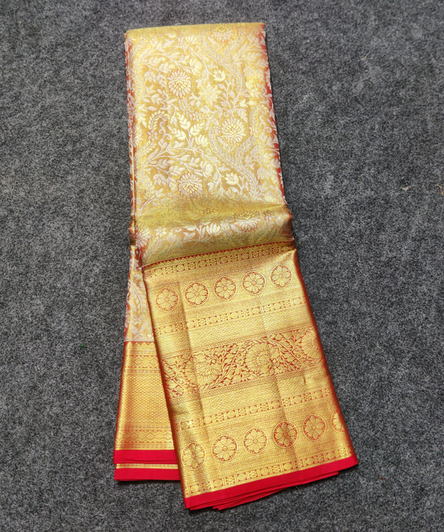 Kanchi Pattu Wedding Saree @35% Off -KMP65