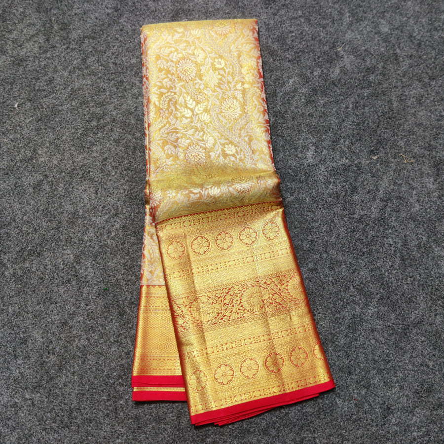 Kanchi Pattu Wedding Saree @35% Off -KMP65