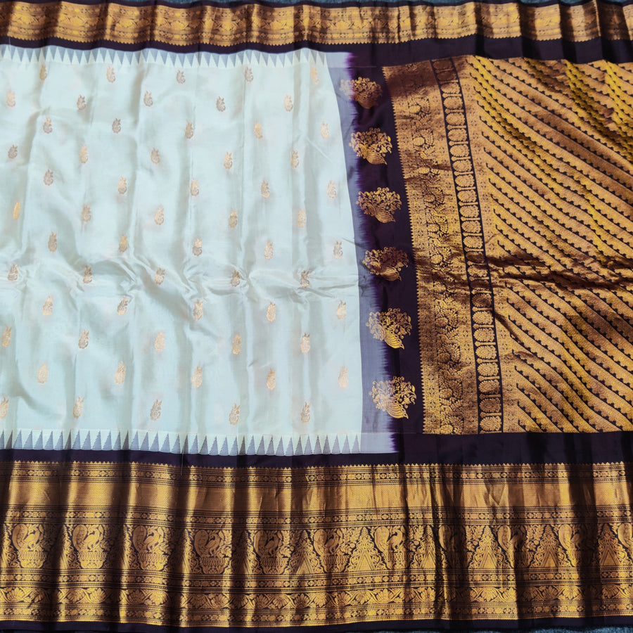 Gadwal Handloom pure silk- GPS01