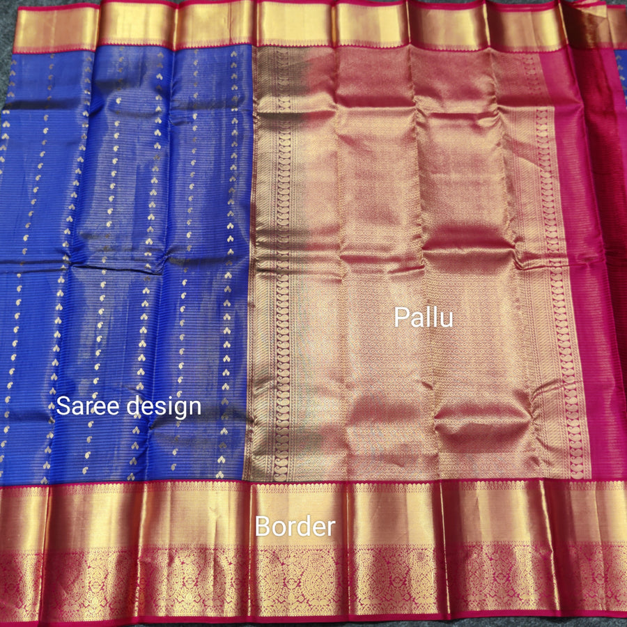 50% off Kanchi kuttu vintage Handloom saree - KMP93