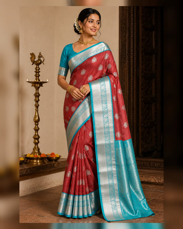30%Off Kanchi pattu saree - KMP42
