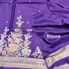 Crepe Banaras silk saree -BS05