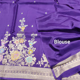 Crepe Banaras silk saree -BS05