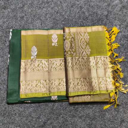 Lightweight pattu Scurt Border Saree - LWP3025