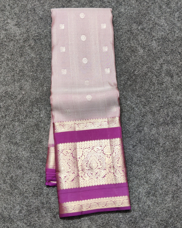 Kanchi Vintage Gap border pattu - KMP103
