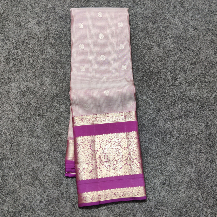 Kanchi Vintage Gap border pattu - KMP103