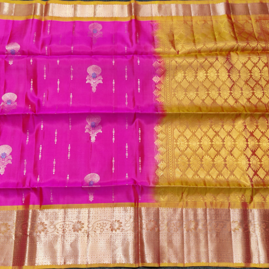 Meenakari kanchi lightweight pattu Saree - KMP122