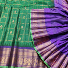 Gadwal check design pure silk- GPS44