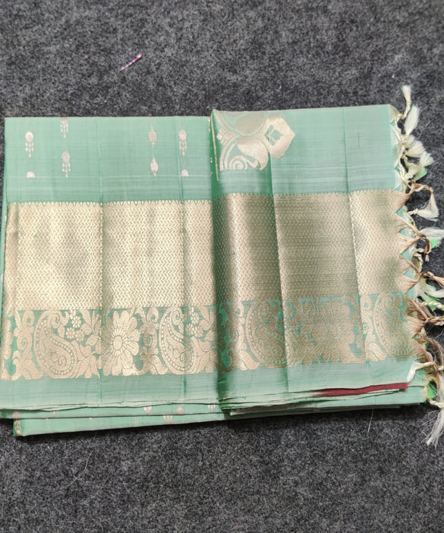 Meenakari kanchi lightweight pattu Saree - KMP131