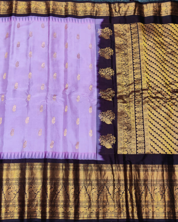 Gadwal Handloom pure silk- GPS02 alternate view