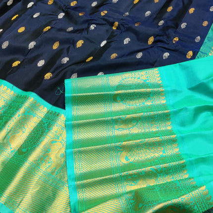 Gadwal pure handloom kuttu silk saree - GPS113