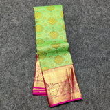 Kanchi Meenakari Brocade Pure handloom Silk Saree - KMP3207