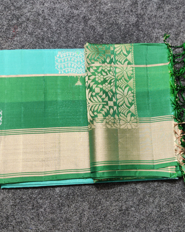 Lightweight pattu Scurt Border Saree - LWP142