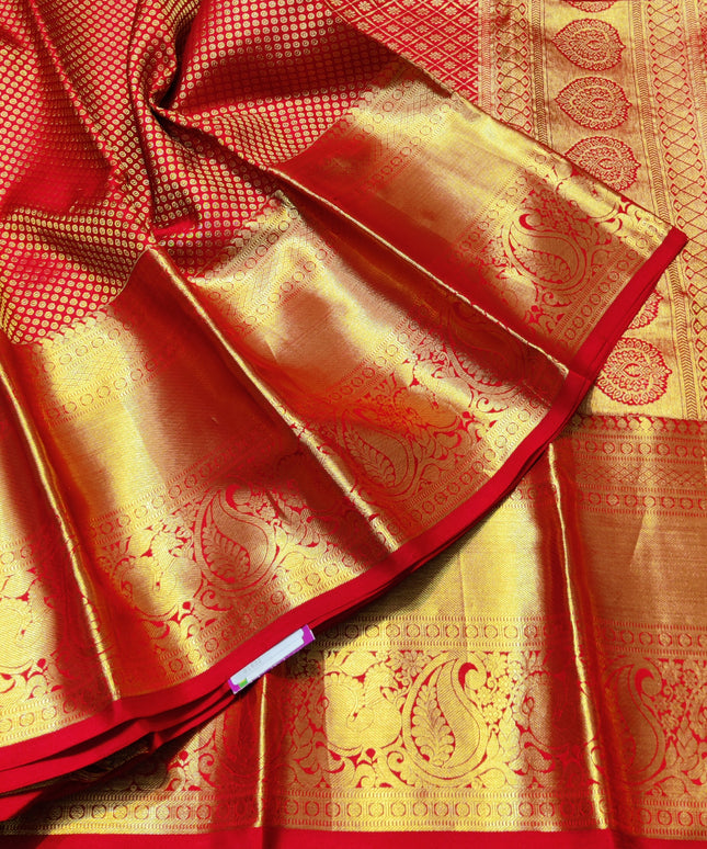 Kanchi pure bridal wear saree - KMP1325