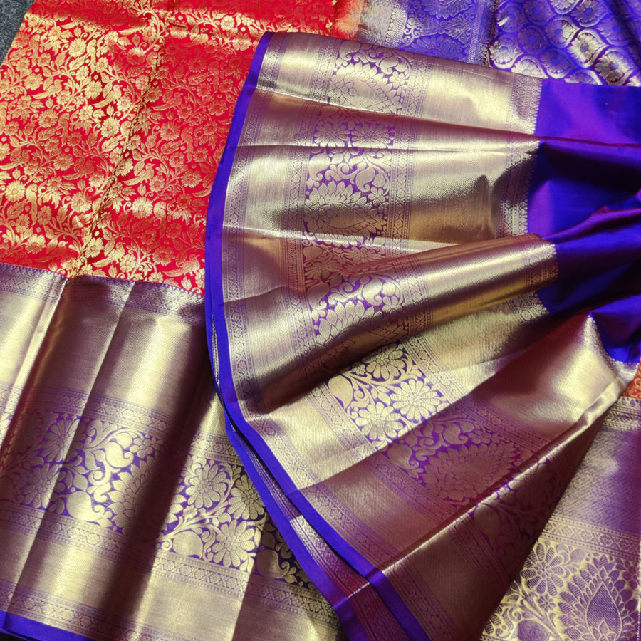 Kanchi pure Bridal wear saree @30% Off - KMP10
