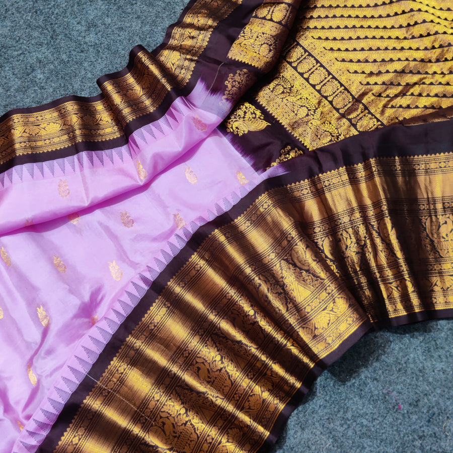 Gadwal Handloom pure silk- GPS02