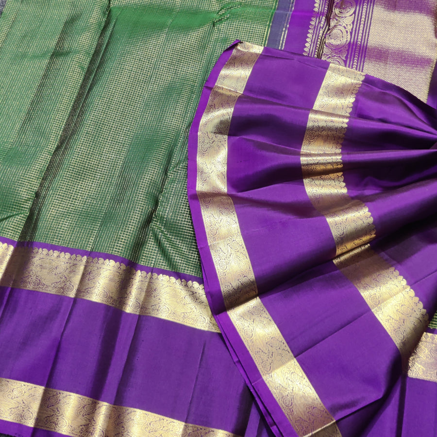 Kanchi Vintage Handloom Pattu Saree - KMP320