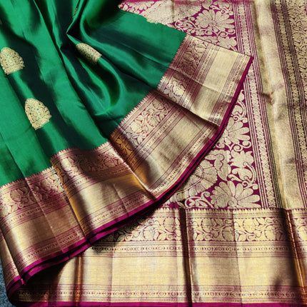 Kanchi pure soft silk Saree - KMP2046