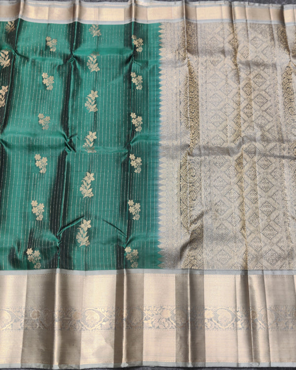 Kanchi Vintage Gap border pattu - KMP340 alternate view
