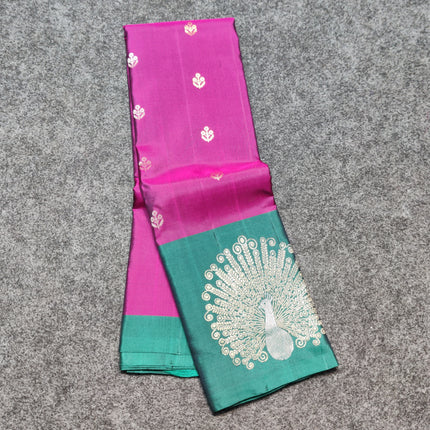 Kanchi pure soft silk Saree - KMP2053