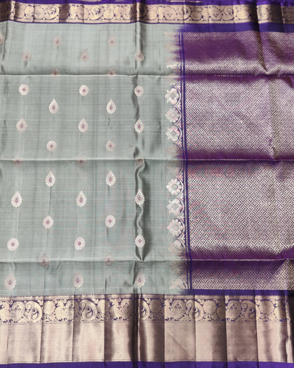 Kanchi Meenakari Handloom Lightweight Pure Silk Saree – KMP255 alternate view
