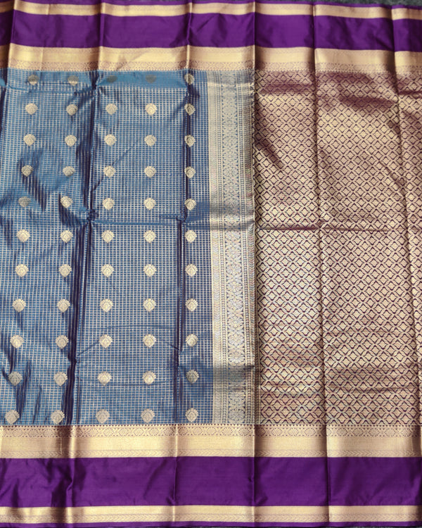 Kanchi semi vintage silk Saree -KS39 alternate view