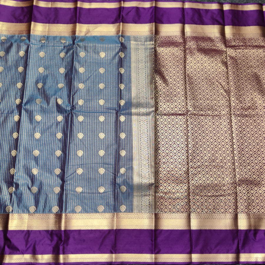 Kanchi semi vintage silk Saree -KS39