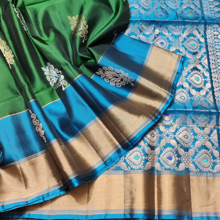 Lightweight pattu Scurt Border Saree - LWP154