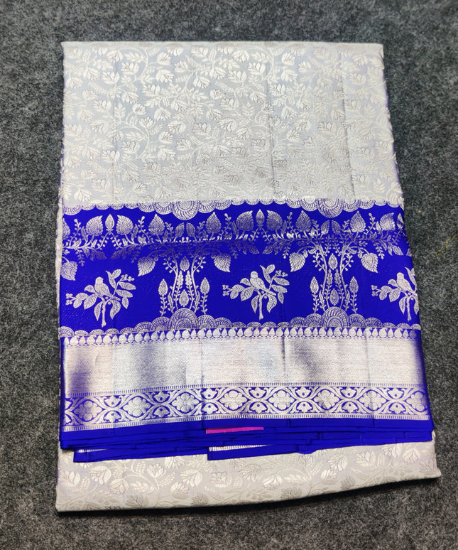 Kanchi Meenakari Brocade Pure handloom Silk Saree - KMP1979
