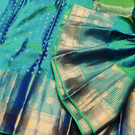Kanchi pure vintage silk Saree - KMP2075