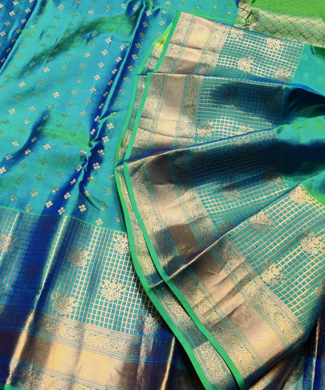 Kanchi pure vintage silk Saree - KMP2075